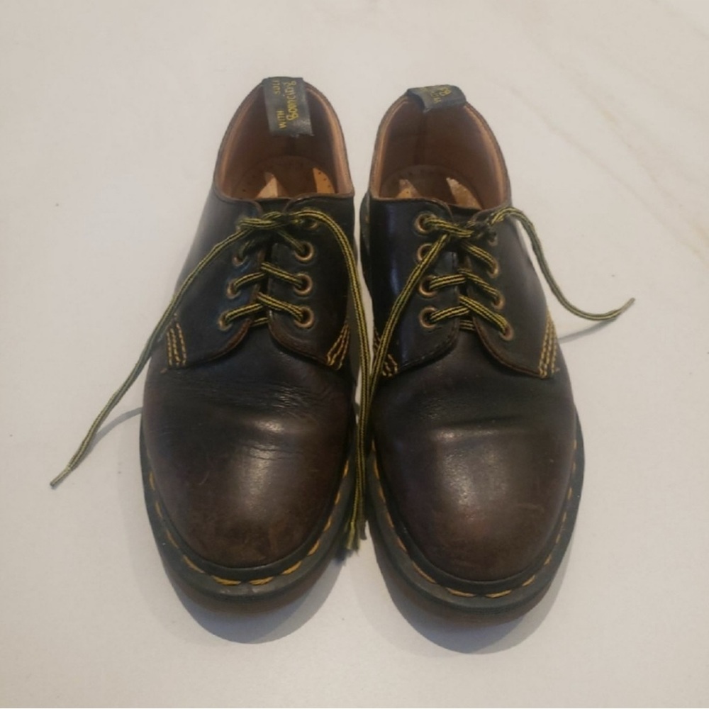 Dr. Martens Black Boots with Brown Soles